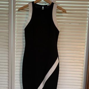 Black and white dress